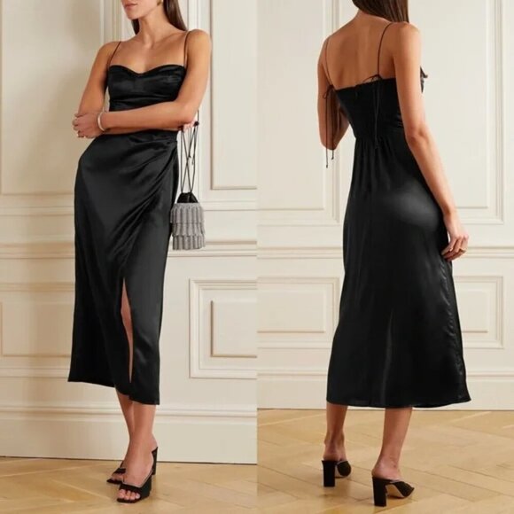 Reformation Marguerite Silk Dress - Picture 1 of 7